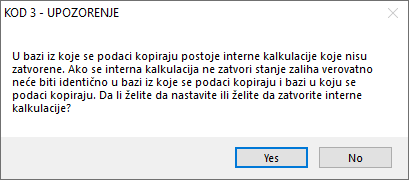 Upozorenje kod 3