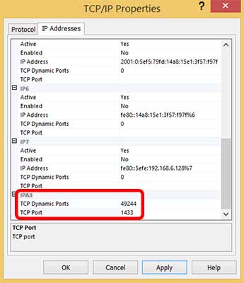 Prozor TCP/IP Properties